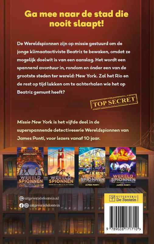 Achterkant van Missie New York