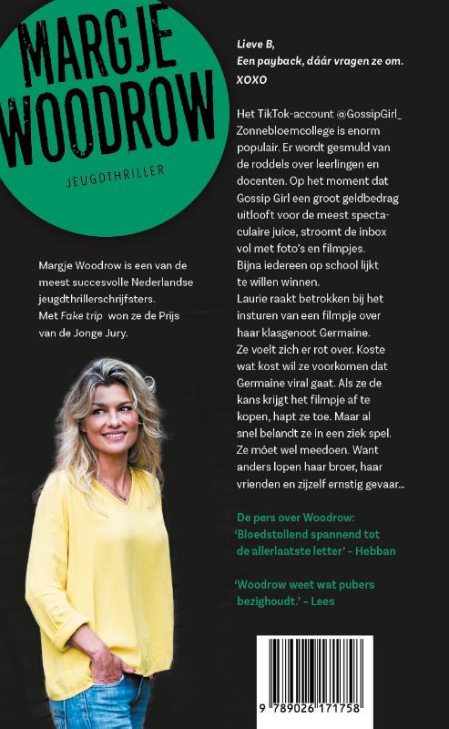 Achterkant van Payback