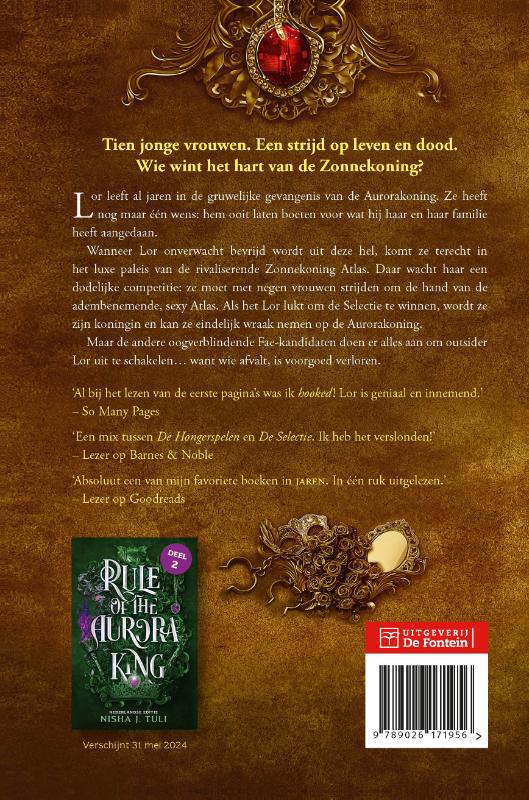 Achterkant van Trial of the Sun Queen - Limited edition