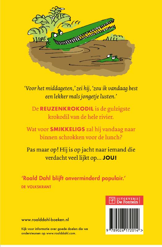 Achterkant van De reuzenkrokodil
