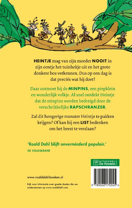 Achterkant van Heintje en de minpins