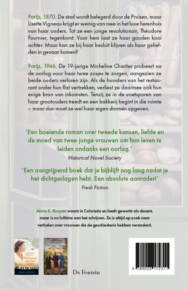 Achterkant van Een bakkerij in Parijs