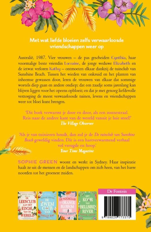 Achterkant van De tuinclub van Sunshine Beach