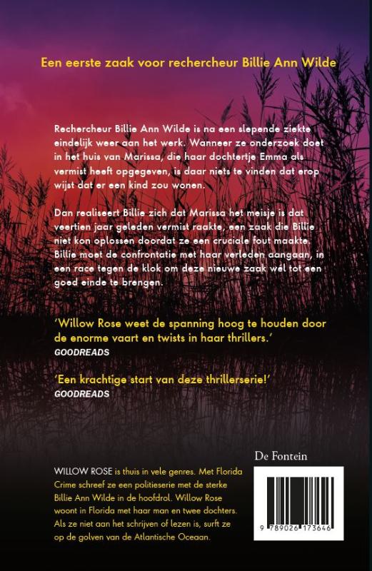 Achterkant van Verdwenen