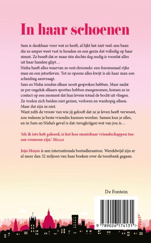 Achterkant van In haar schoenen