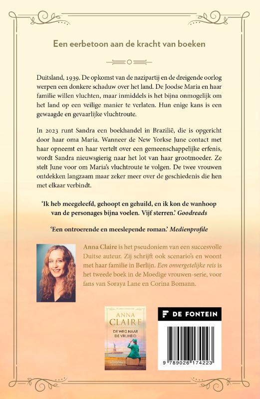 Achterkant van Een onvergetelijke reis