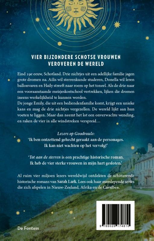 Achterkant van Tot aan de sterren