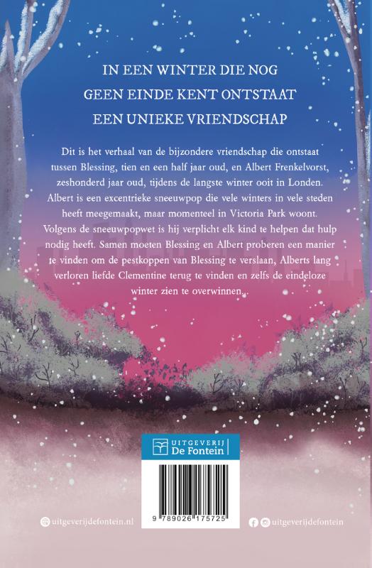 Achterkant van De sneeuwman en ik