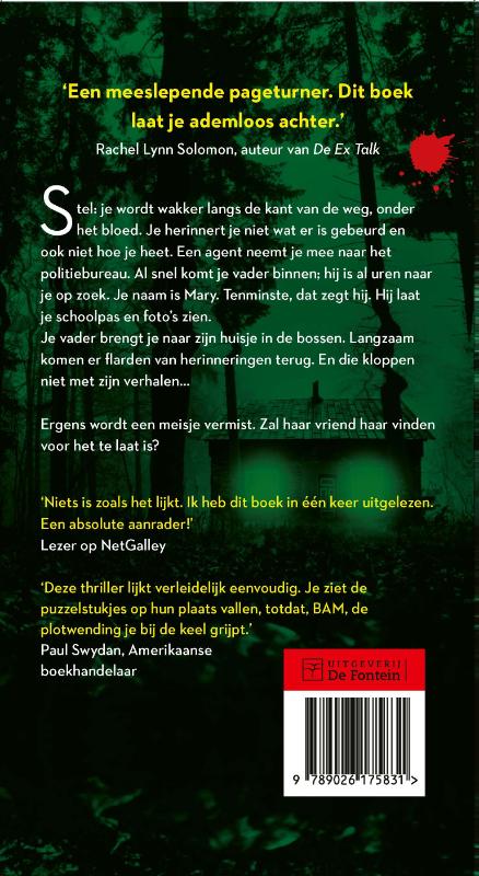 Achterkant van Niet mijn naam