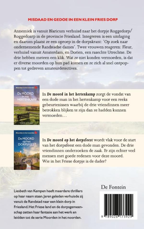 Achterkant van De eerste moorden in het noorden