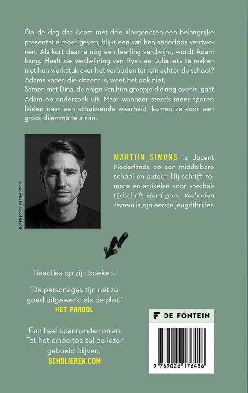 Achterkant van Verboden terrein
