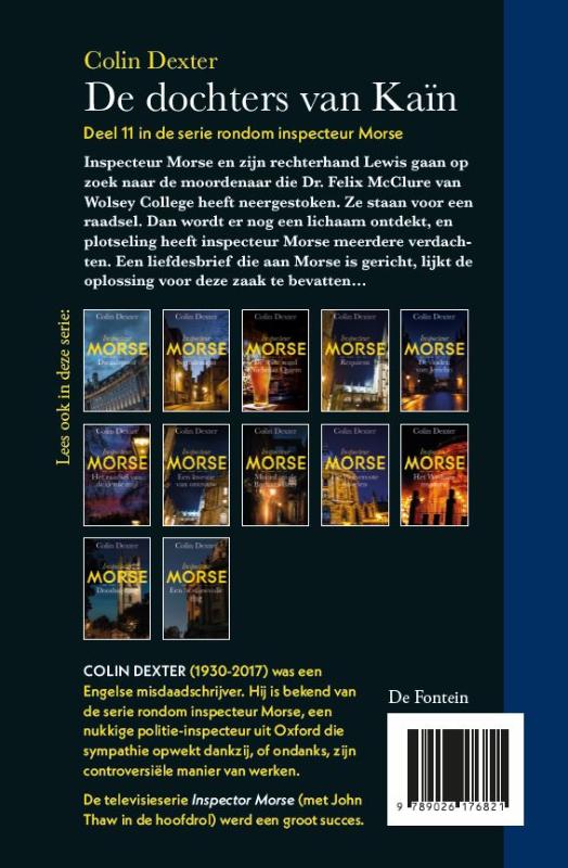 Achterkant van De dochters van Kaïn