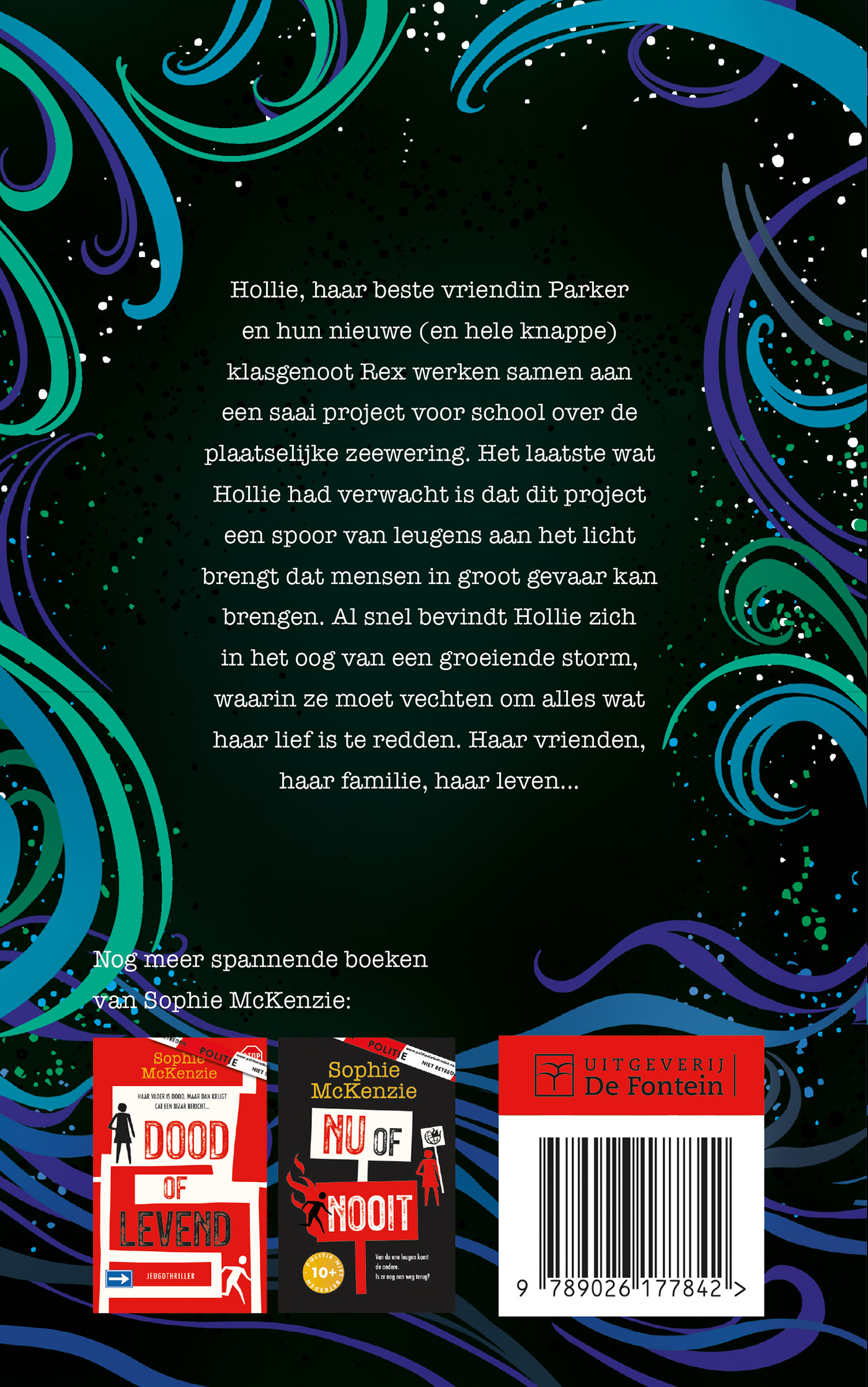 Achterkant van Storm van leugens