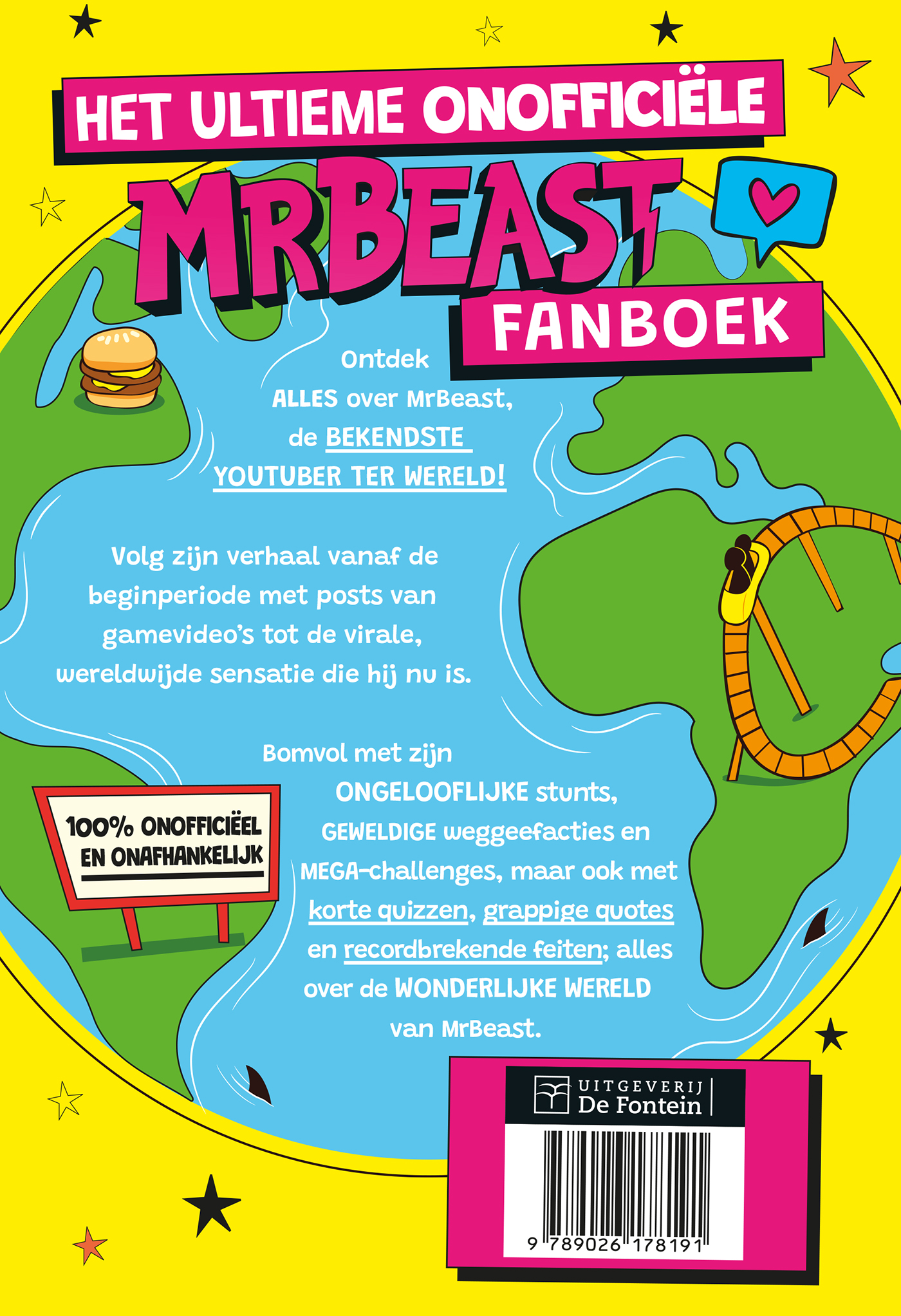 Achterkant van Alle weetjes over MrBeast