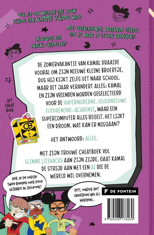 Achterkant van Het Supercyber Cheatboek