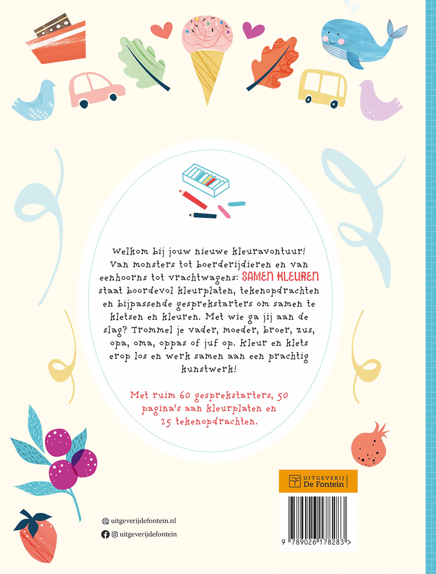 Achterkant van Samen kleuren