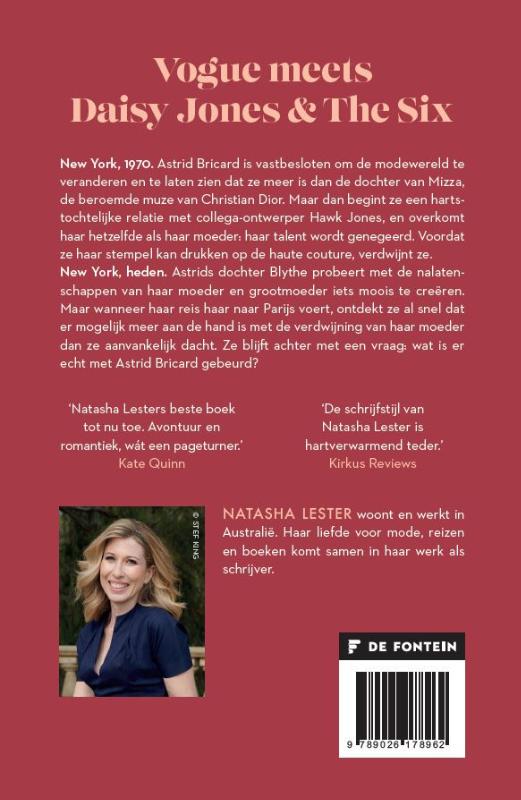 Achterkant van De verdwijning van Astrid Bricard