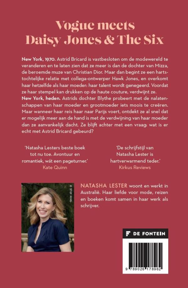 Achterkant van De verdwijning van Astrid Bricard