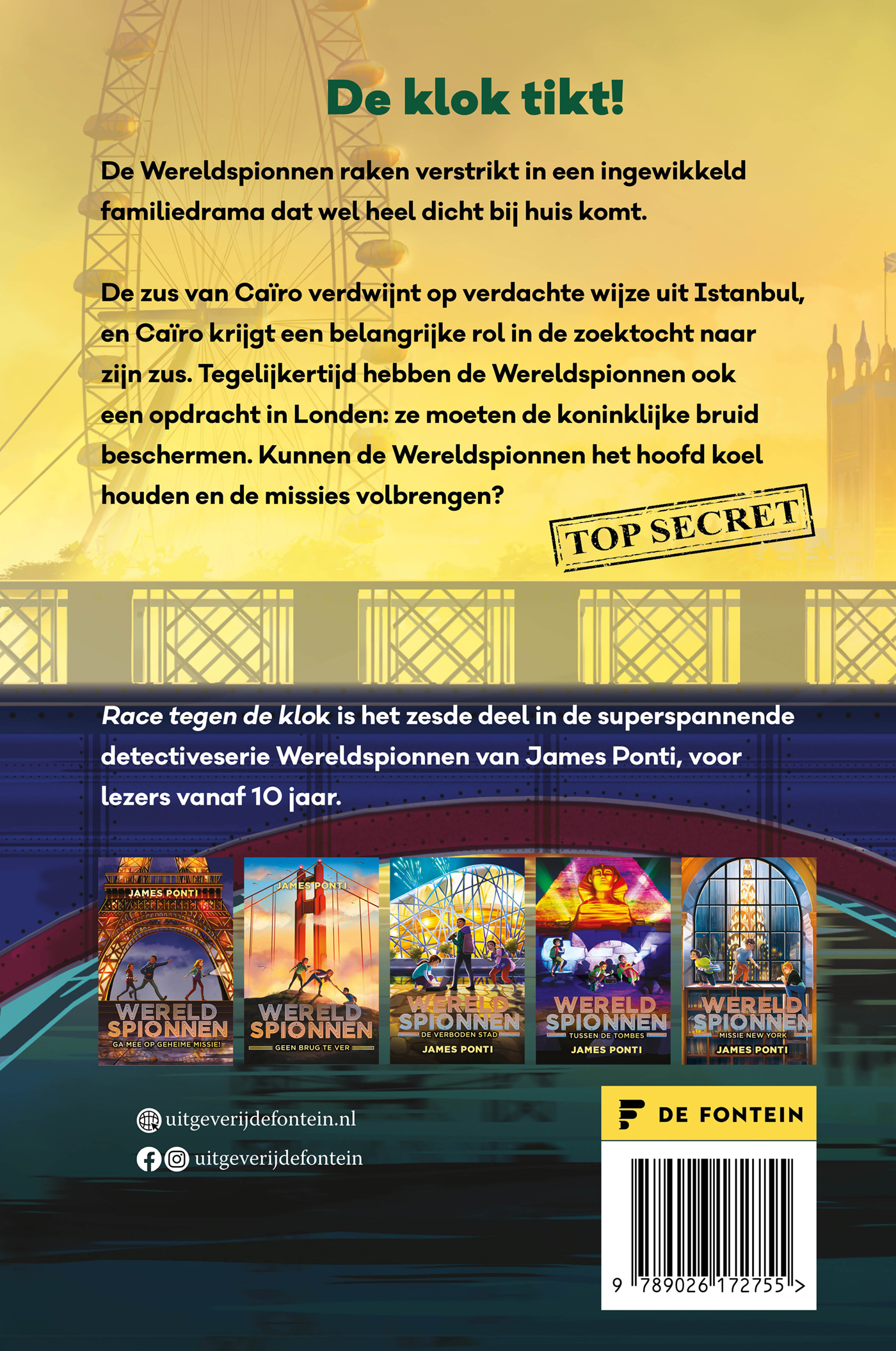 Achterkant van Race tegen de klok