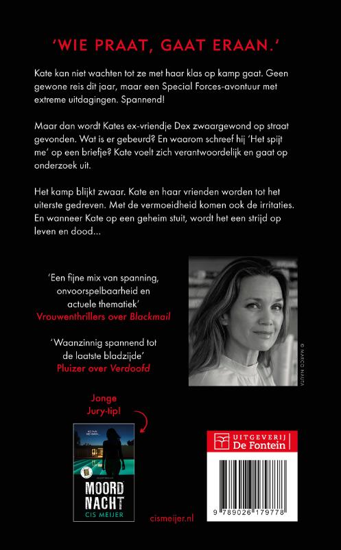 Achterkant van De challenge