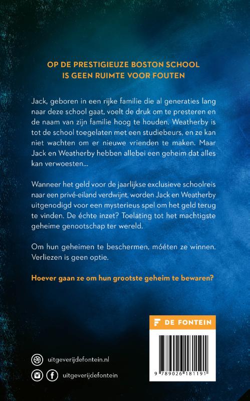 Achterkant van De leugenaarsclub