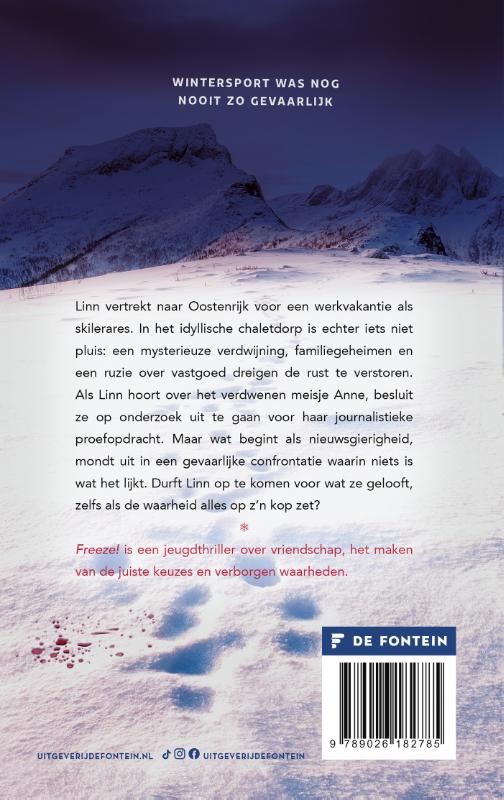 Achterkant van Freeze!