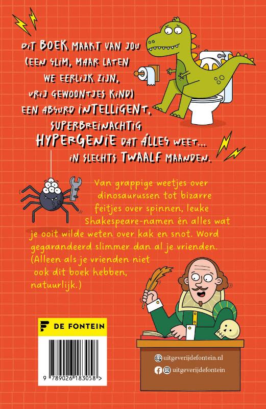Achterkant van Hoe word je een genie in één jaar