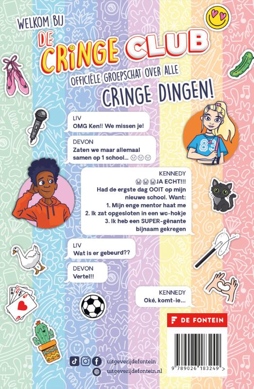 Achterkant van De cringe club