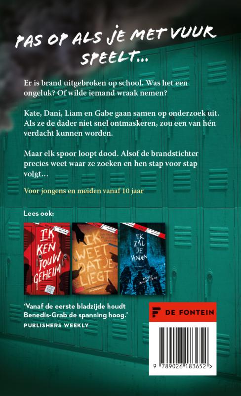 Achterkant van Ik weet dat jij het was