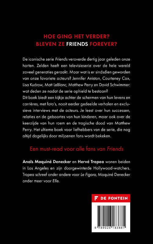 Achterkant van Friends forever