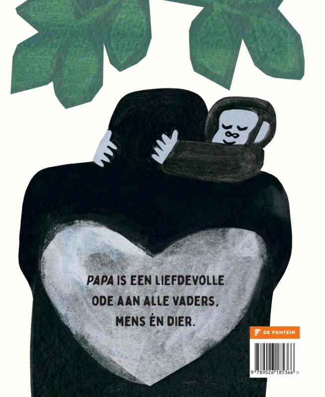 Achterkant van Papa