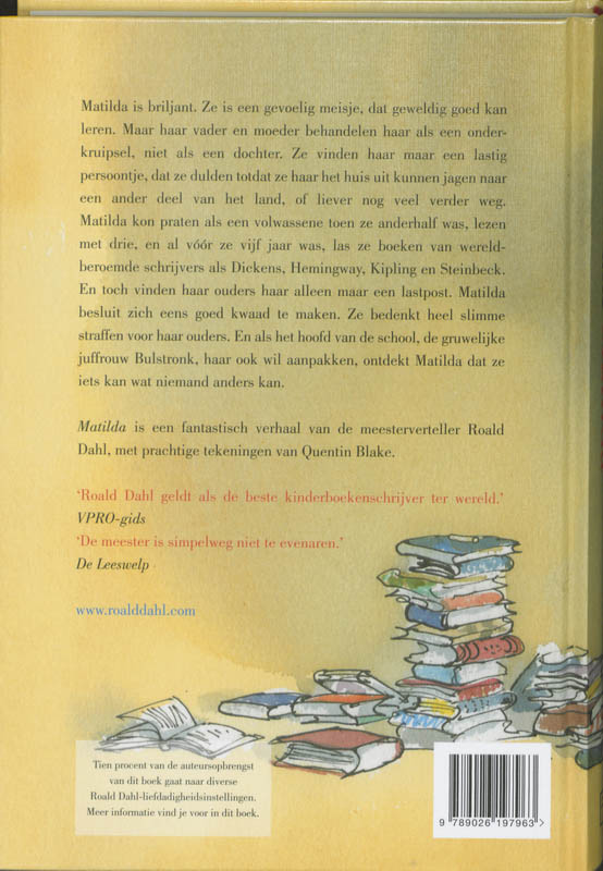 Achterkant van Matilda