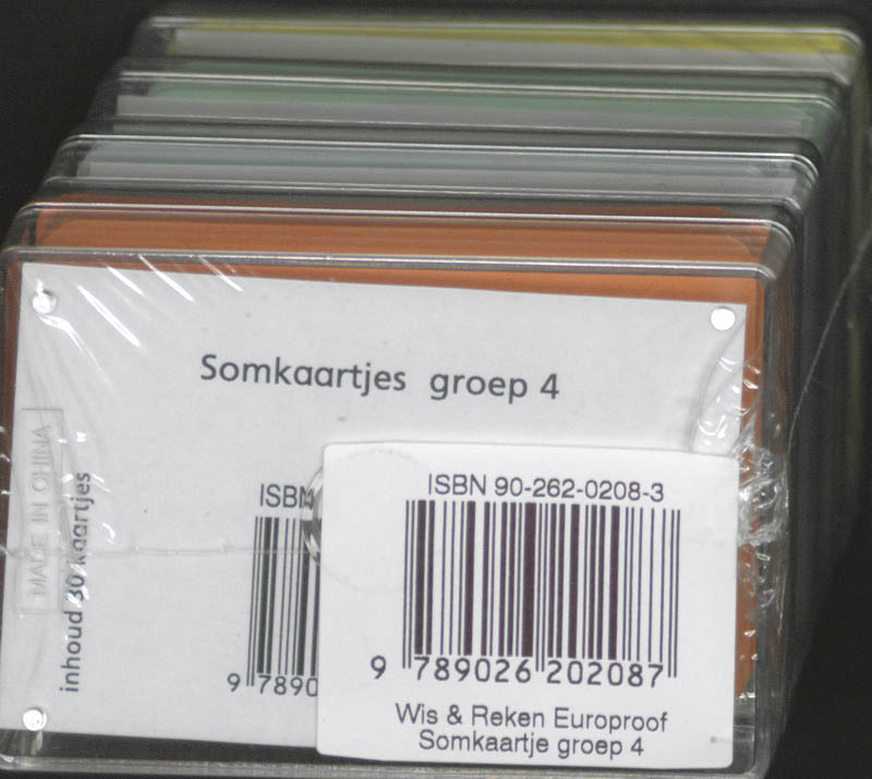 Achterkant van Somkaartjes 2 x 2 dozen
