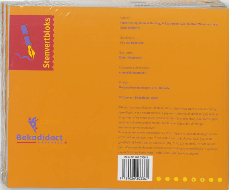 Achterkant van Leerlingenboek