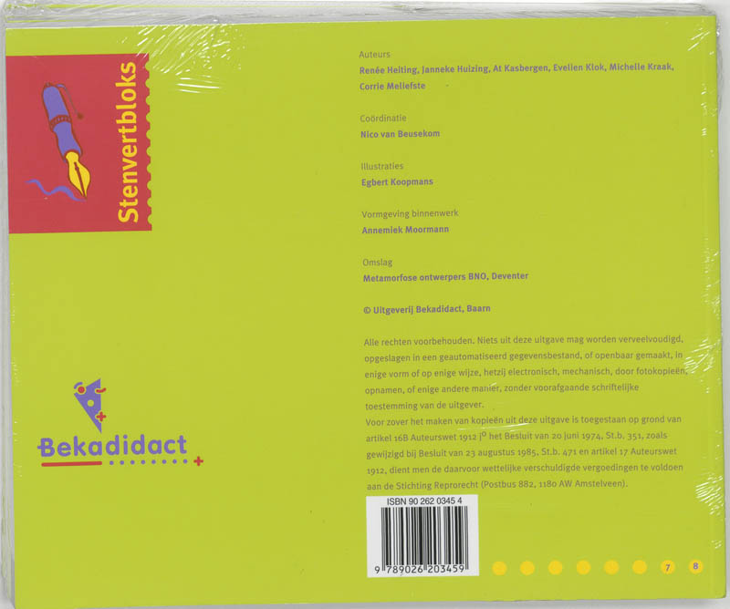 Achterkant van Leerlingenboek