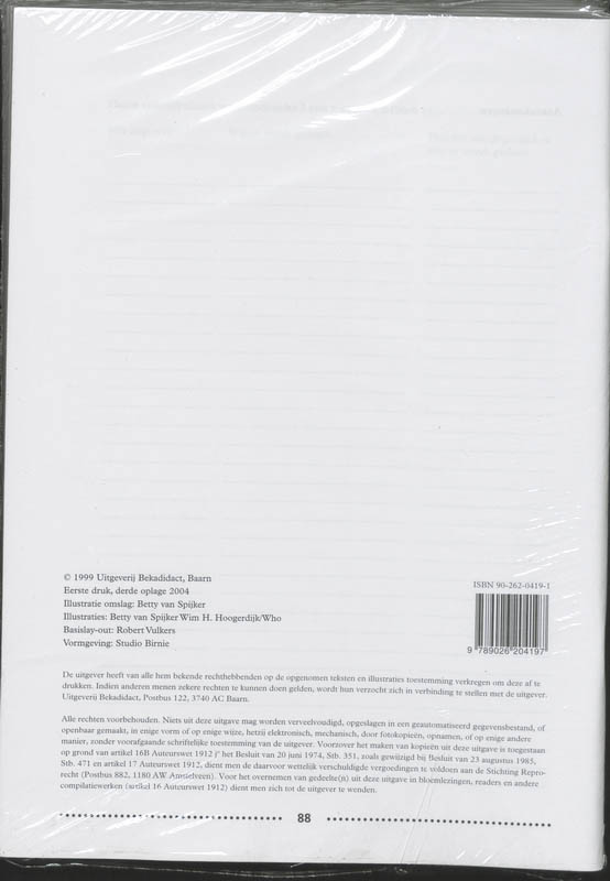 Achterkant van Werkboek 4b