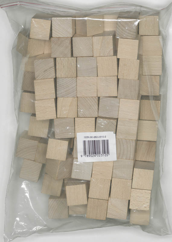 Achterkant van Kubusjes 100 stuks