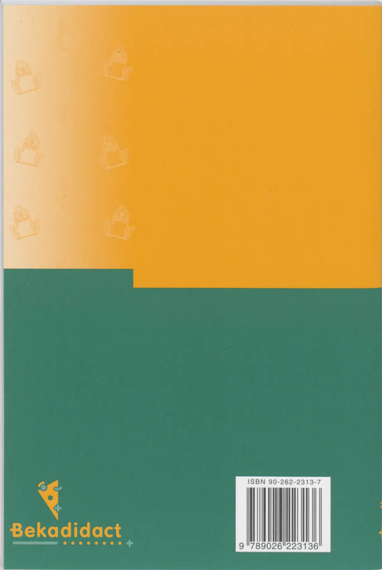 Achterkant van Leesboek