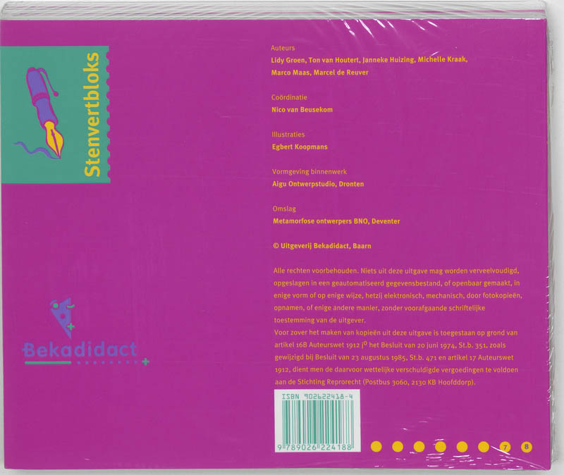 Achterkant van Leerlingenboek