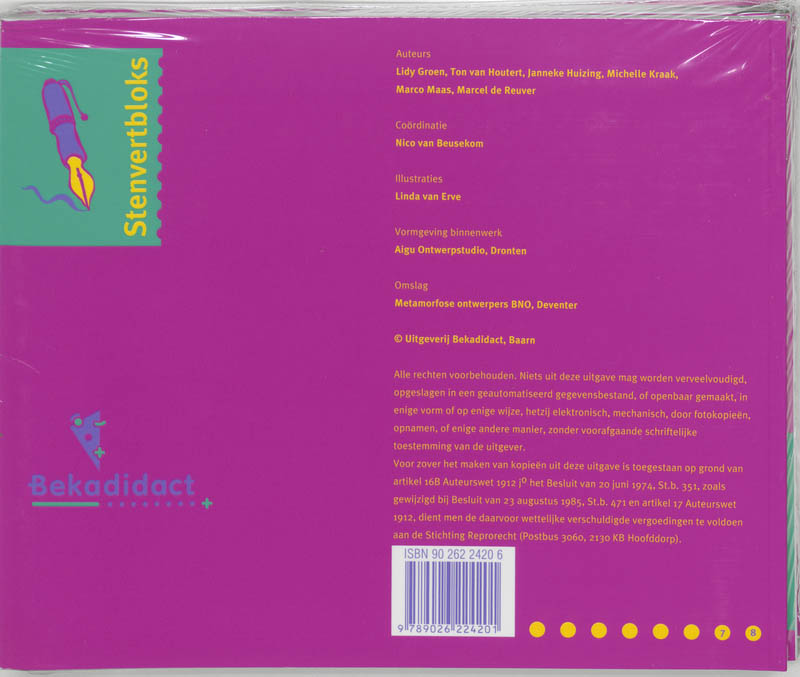 Achterkant van Leerlingenboek