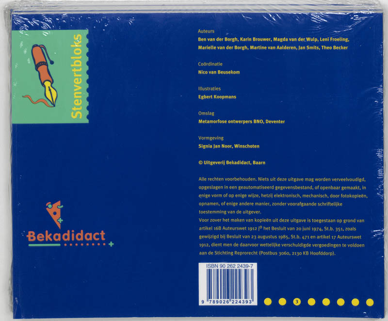 Achterkant van Rekenblok