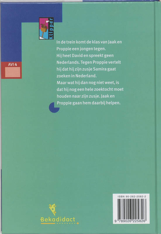 Achterkant van Zoektocht naar Samira