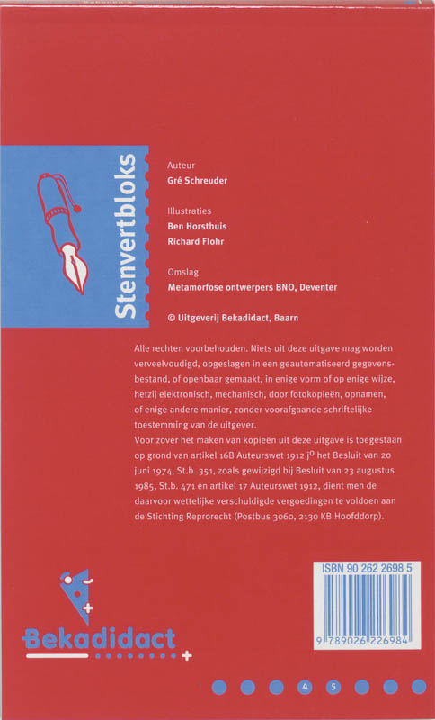 Achterkant van Antwoorden