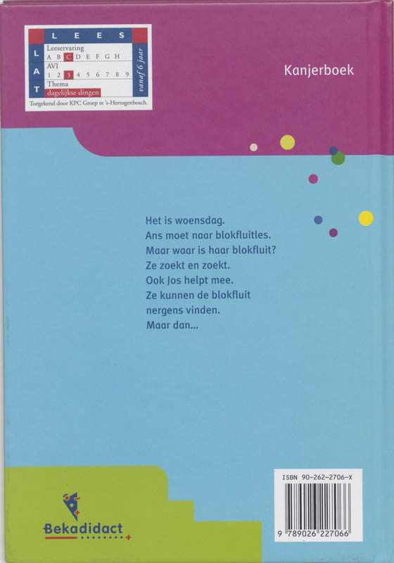 Achterkant van De blokfluit