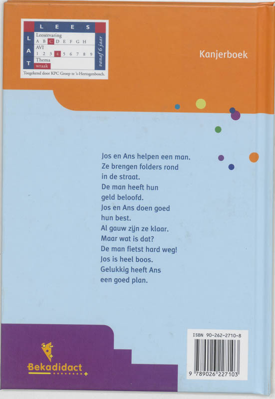 Achterkant van Net goed!