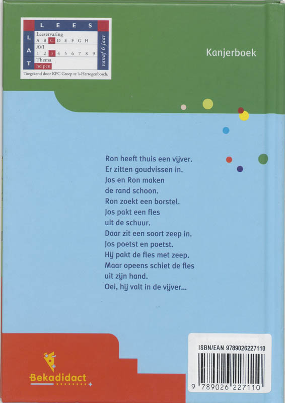 Achterkant van Wat dom, Jos!