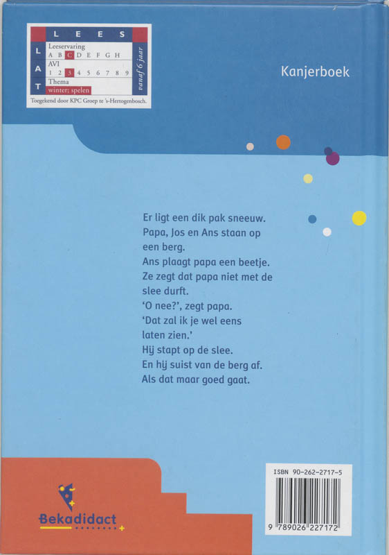 Achterkant van Sneeuwpret