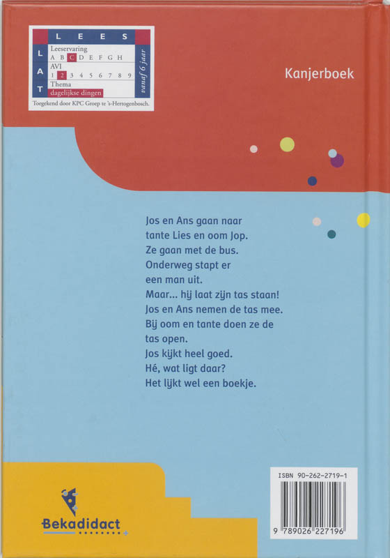 Achterkant van De man met de tas
