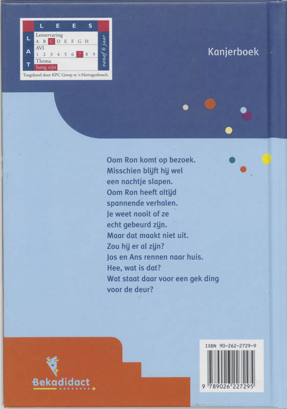 Achterkant van Ik ben nooit bang!