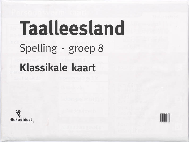 Achterkant van Klassikale Kaart
